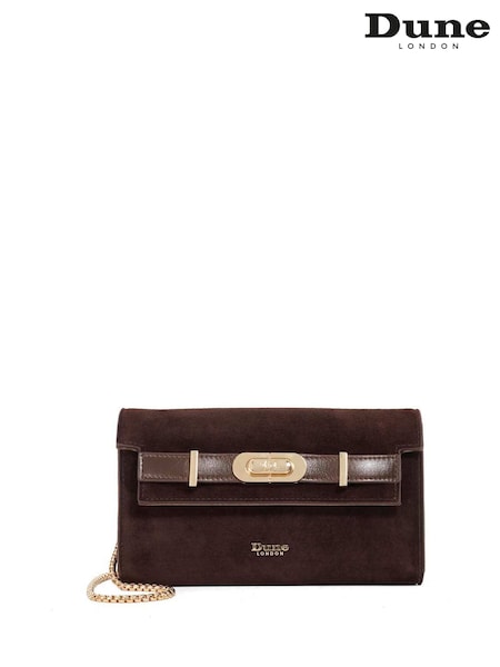 Dune London Brown Showmance Belted Phone Cross-Body Bag (H99884) | £99