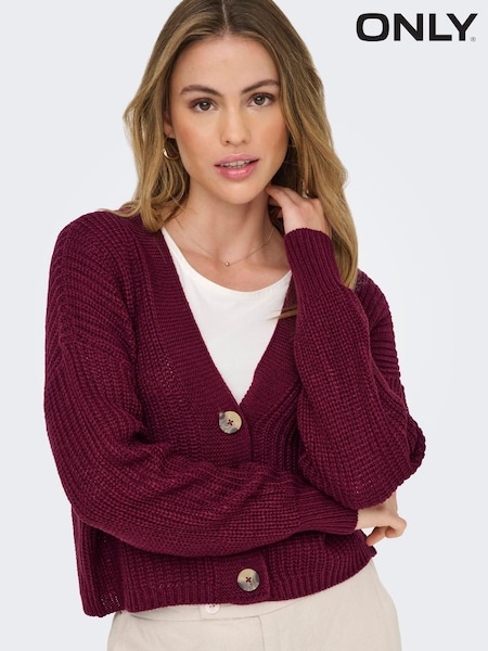 ONLY Red Button Through Cardigan (H99983) | £28