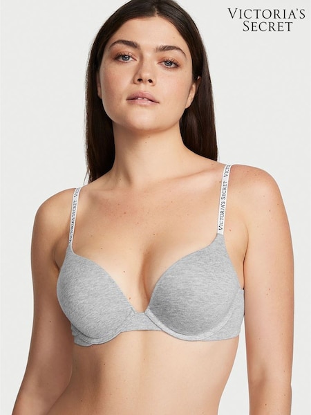 Victoria's Secret Grey Heather Strap Add 2 Cups Push Up Bra (K16065) | £45