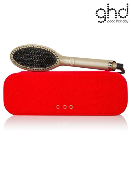 ghd Glide Limited Edition – Smoothing Hot Brush in Champagne Gold (K24831) | £179