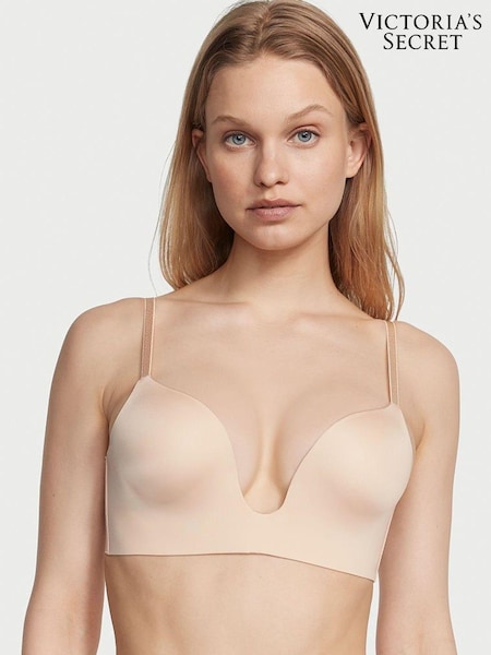 Victoria's Secret Marzipan Nude Plunge Low Back Bra (K30836) | £45