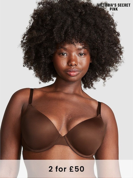 Victoria's Secret PINK Nude Ganache Push Up Bra (K32186) | £29