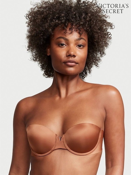 Victoria's Secret Caramel Kiss Nude Strapless Push Up Strapless Bra (K33474) | £45