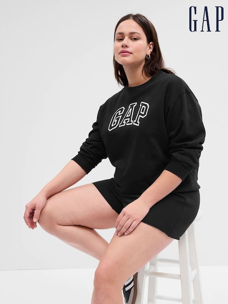 Gap Black Logo Crew Neck Sweatshirt (K61020) | £30