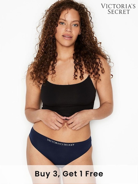 Victoria's Secret Blue Navy Noir Bikini Knickers (K62381) | £9