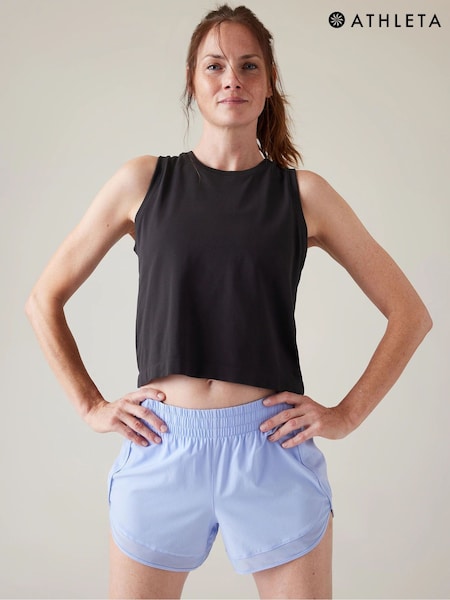 Athleta Black Ether Seamless Tank Vest (K63993) | £35