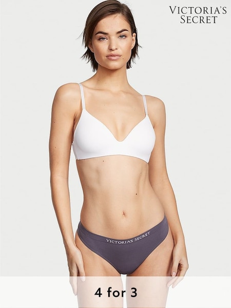 Victoria's Secret Grey Tornado Thong Knickers (K65233) | £9