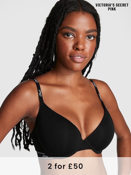 Victoria's Secret PINK Black Push Up Bra (K66193) | £29