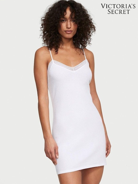 Victoria's Secret White Lace Slip Dress (K67324) | £35