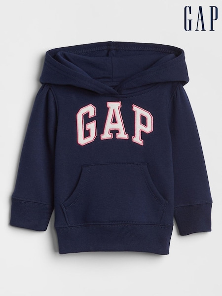 Gap Blue Arch Logo Hoodie (12mths-5yrs) (K68523) | £18