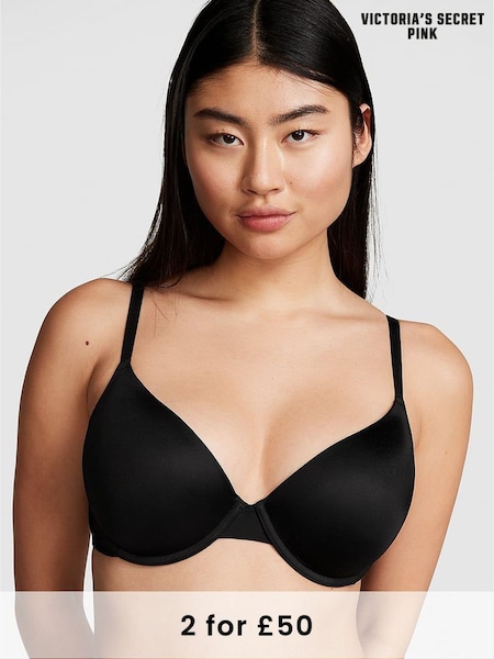 Victoria's Secret PINK Black Push Up Bra (K70240) | £29