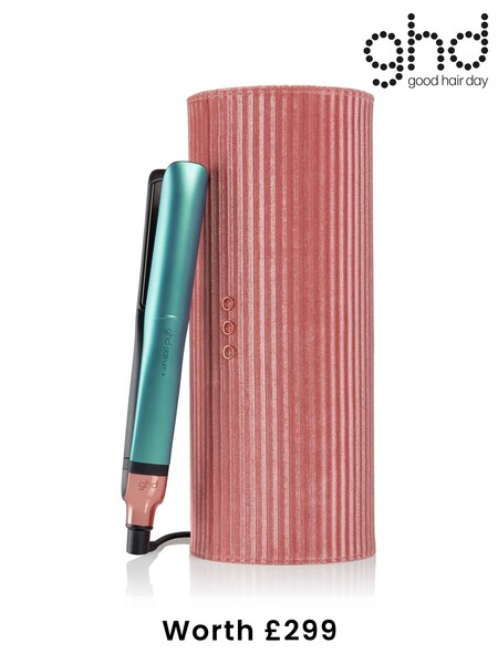 ghd Platinum+ Limited Edition Hair Straightener Gift Set in Jade (worth £299) (K71651) | £239