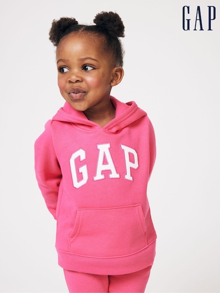 Gap Pink Puff Sleeve Hoodie (Newborn-5yrs) (K72042) | £18