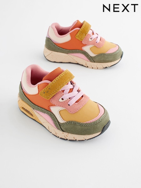 Multi Elastic Lace Chunky Trainers (K72626) | £23 - £25
