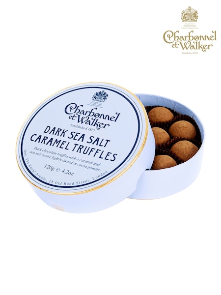 Charbonnel et Walker 120g Dark Sea Salt Caramel Chocolate Truffles (K73361) | £23