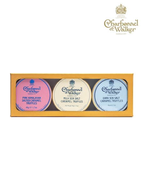 Charbonnel et Walker 144g Dark, Milk and Pink Himalayan Chocolate Truffles Gift Set (K73397) | £28