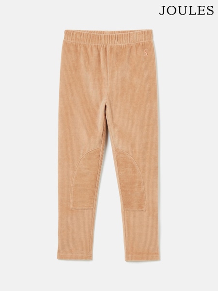 Joules Girls' Giddy Up Stone Stretch Cord Legging (K73660) | £14 - £16
