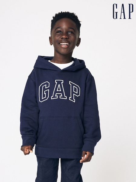 Gap Navy Blue Logo Hoodie (4-13yrs) (K73665) | £20