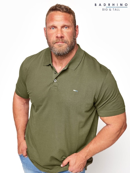 BadRhino Big & Tall Green Core Polo Shirt (K74913) | £19
