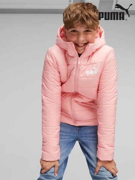 Puma Pink Essentials Padded Jacket (K75159) | £60