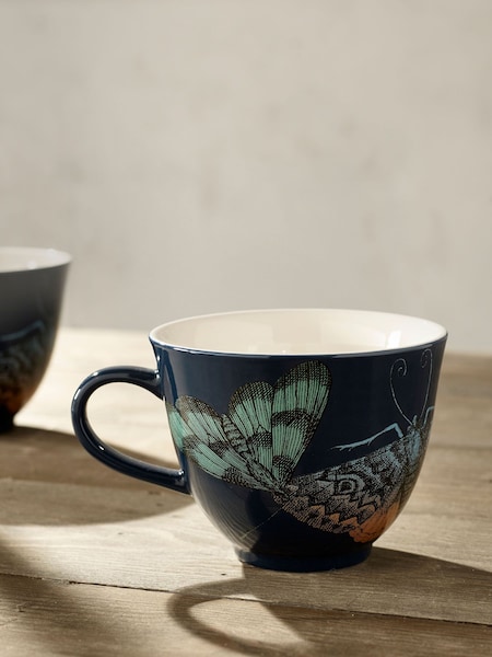 Kew Gardens Set of 2 Blue Living Jewels Mugs (K75473) | £32