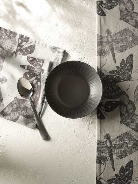 Kew Gardens Black Living Jewels Set of 4 Cereal Bowls (K75553) | £48