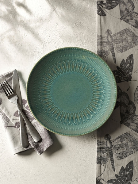 Kew Gardens Green Living Jewels Set of 4 Dinner Plates (K75554) | £56