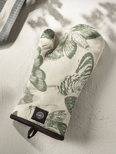 Kew Gardens Green Living 100% Cotton Jewels Oven Glove & Tea Towel Set (K75595) | £28