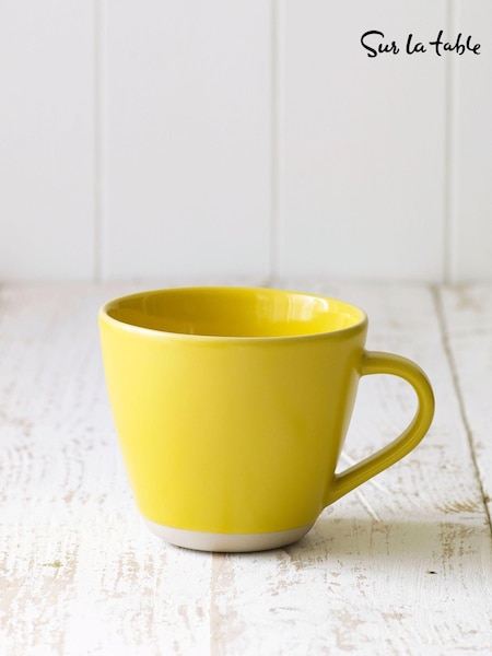 Sur La Table Set of 4 Yellow Colour Me Happy Mugs (K75680) | £40