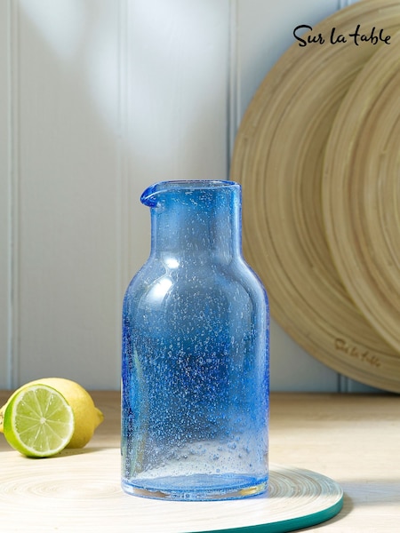 Sur La Table Blue Colour Me Happy Glass Carafe (K75688) | £28