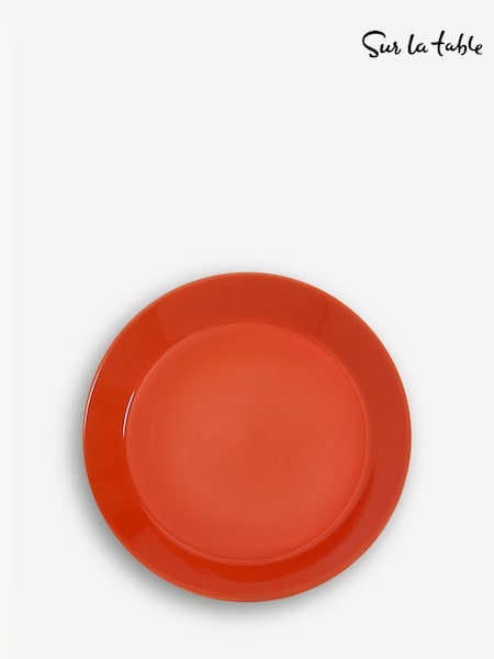Sur La Table Set of 4 Orange Colour Me Happy Side Plates 20.5cm (K75690) | £40