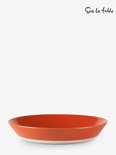 Sur La Table Set of 4 Orange Colour Me Happy Pasta Bowls 23cm (K75693) | £48