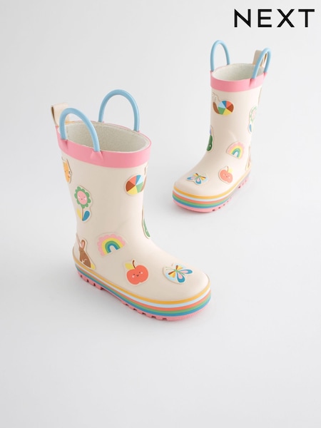 Neutral Character Handle Wellies (K75707) | £16 - £18