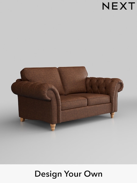 Monza Faux Leather Easy Clean/Chestnut Brown Gosford Highback Ii Deep Sit (K75836) | £1,425