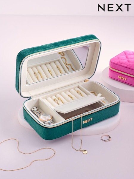 Velour Travel Jewellery Box (K75985) | £20
