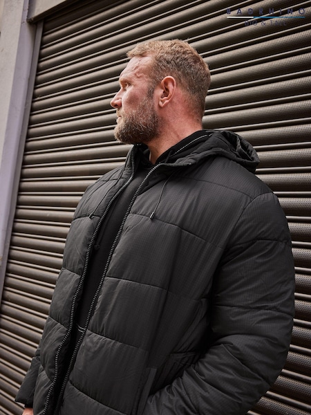 BadRhino Big & Tall Black Premium Padded Coat (K76126) | £65
