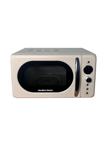Hamilton Beach Cream 20 Litre Retro Microwave (K76529) | £100