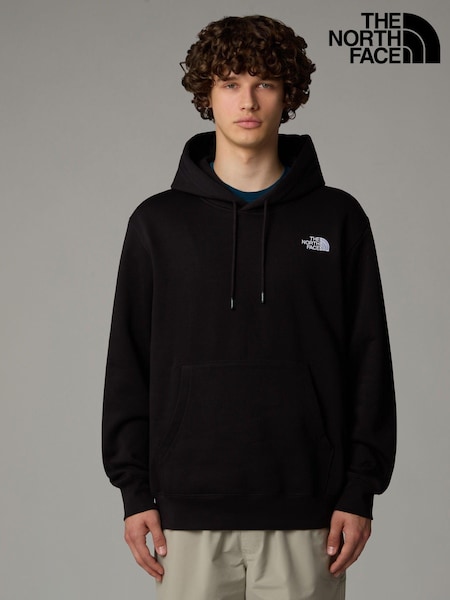 The North Face Black Mens Essential Hoodie (K76838) | £65