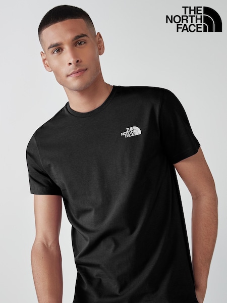The North Face Black Mens Simple Dome T-Shirt (K77371) | £24