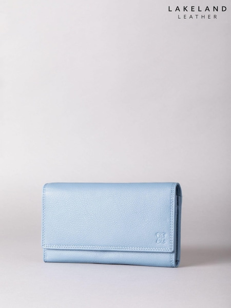 Lakeland Leather Sky Blue Large Purse (K77802) | £35