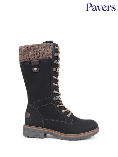Pavers Lace-Up Calf Boots (K77832) | £50