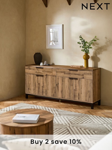 Dark Bronx Oak Effect Large Sideboard (K78099) | £525