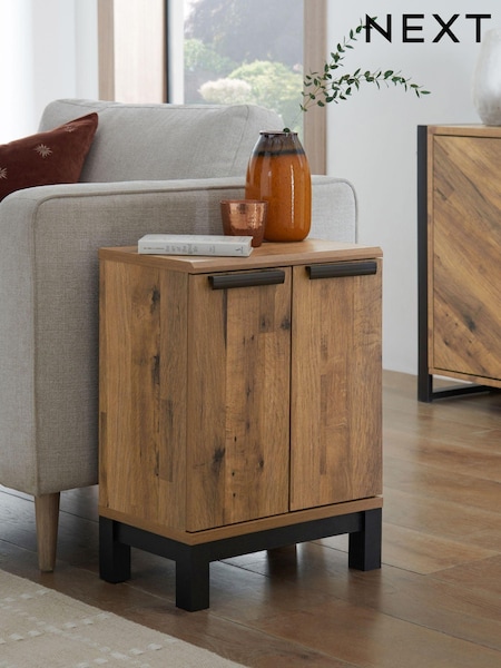 Dark Bronx Oak Effect Side Table (K78433) | £99