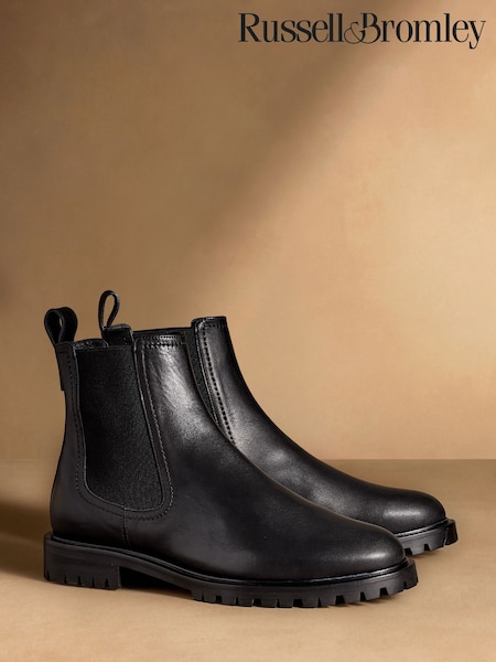 Black - Russell & Bromley Hudson Chelsea Boots