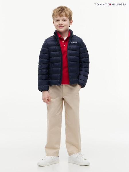 Blue - Tommy Hilfiger Essential Lightweight Down Jacket