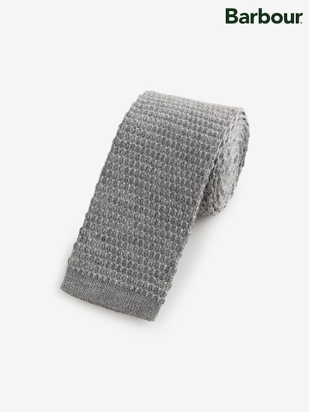 Barbour® Grey Knitted Tie (K79409) | £45