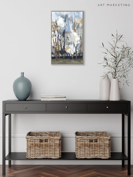 Art Marketing Blue Silversong Birch Wall Art (K79438) | £65