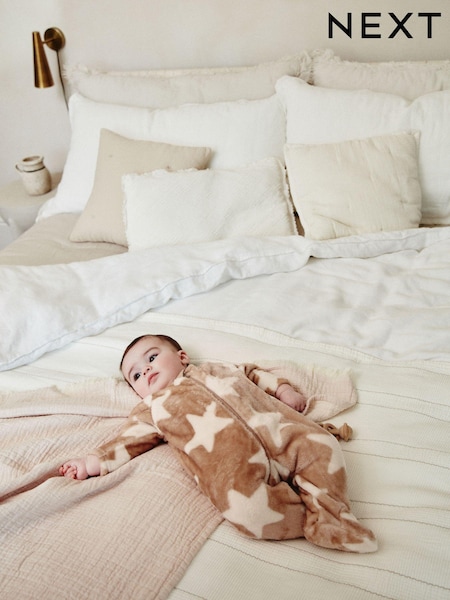 Neutral Baby Fleece Zip Sleepsuit (K79526) | £12 - £14