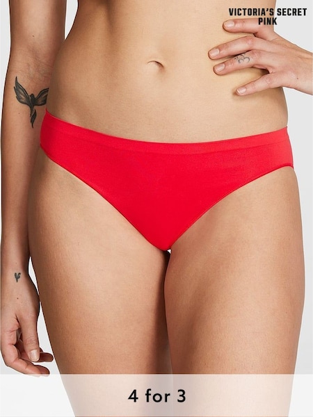 Victoria's Secret PINK Red Pepper Seamless Bikini Knickers (K79736) | £9