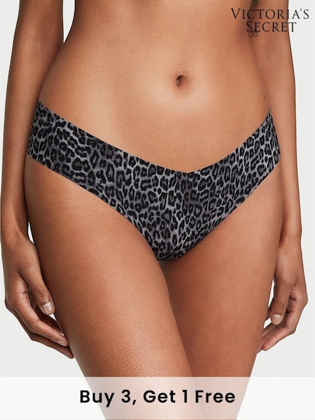 Victoria's Secret Black Basic Animal Instincts Thong Knickers (K80604) | £9